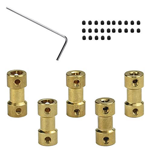 🔩Facile da usare: il giunto di articolazione può collegare due assi ottici di diverso diametro, un motore e un asse ottico, oppure collegare assi di diverso diametro. Puoi usarlo con le nostre viti e gadget dotati per garantire una facile installazione e nessun aiuto da parte di altri.