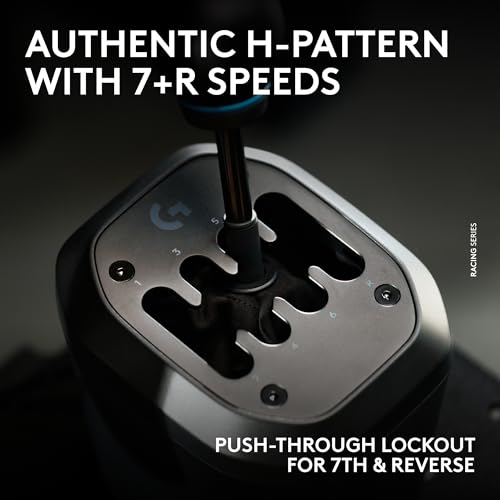 Image of Logitech G RS H-SHIFTER - Sim Racing Gear Shifter compatible with PRO, RS50 Racing Wheel Base for consoles PlayStation 5, Playstation 4, Xbox-Series X|S, Xbox-One, and PC