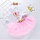 UUAISSO Baby Mädchen Mein 1. Geburtstag Outfits Kurzarm Cake Smash Rock Pailletten Tutu Prinzessin Kleid Kleidung Sets Rosa2 2 Jahre