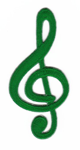 Bestellmich / Aufnäher Parche Plancha de Planchar Iron on Patches Applikation Ordenador Llave Notas Musicales