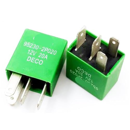 Relé 95230-2P020 12V 20A de 4 pines para repuesto eléctrico de coche 5 unidades