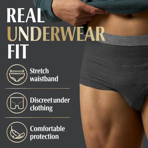 Depend Real Fit Incontinence Underwear for Men, L/XL, 68 Count - image 9
