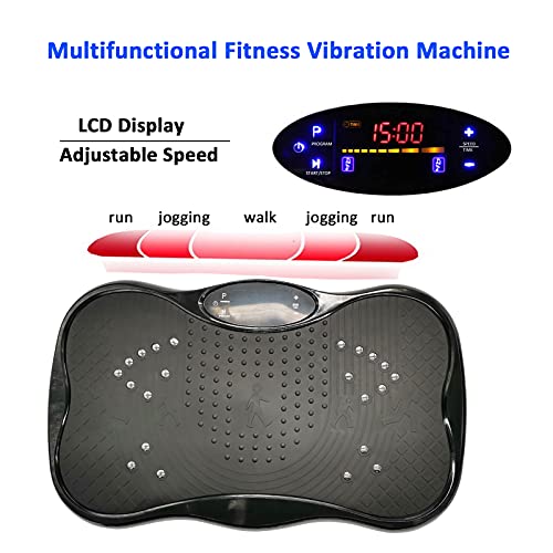 iMeshbean Vibrationsplatte Vibrationstrainer 3D Trainingsgerät Fitness Vibration Shaper Platte Ganzkörper rutschfest mit… – Bild 4
