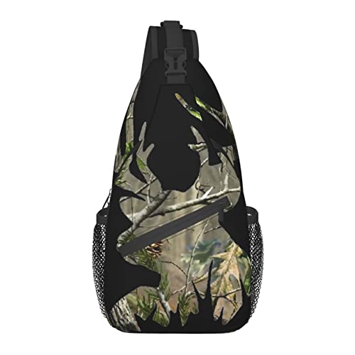 Sac à dos à bandoulière, sac à bandoulière décontracté pour homme et femme, Deer, taille unique Cover
