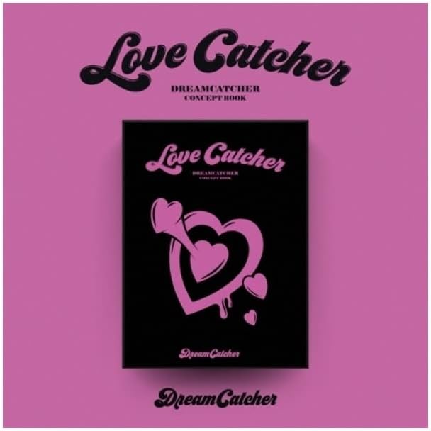 Dreamcatcher Concept Book Love Catcher Version 204p PhotoBook+7p PhotoCard+1ea Mini L Holder+2p Mini Poster On Pack+1ea Party Ticket+9p 4Cut Photo+1ea Tattoo Sticker+1ea Keyring+Tracking Sealed