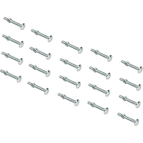 City Deco Centre M6 M8 M10 M12 CUP SQ HEX BOLTS & NUTS Coach Bolts Carriage Bolts (Pack of 10) (M10x90) Cover