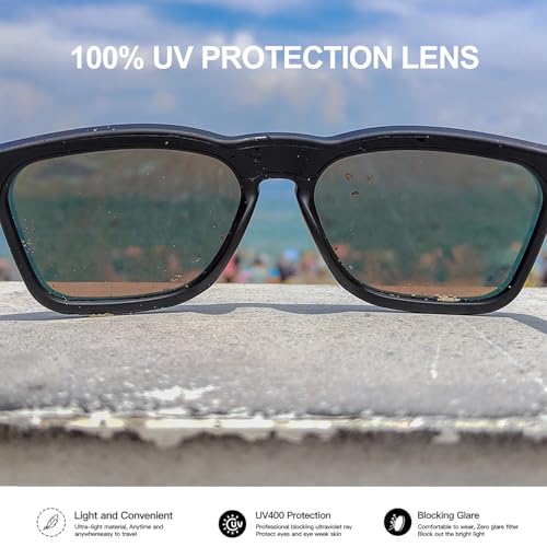 Image of OHO 1080P Camera Bluetooth Smart Glasses, Hands-Free Video Recording, UV Protection, Sweat-Resistant, Lightweight Unisex Daily & Outdoor Wear