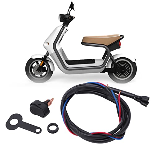 Interruptor alternador de farol, farol de LED para motocicleta, interruptor basculante redondo com i
