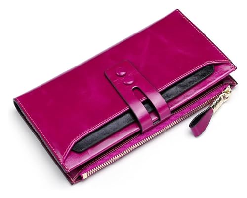 Card Bag,wallet, Card Bag,Fashion Women Leather Wallets Female Wallet Genuine Leather Ladies Purse Hasp Women Purses Long Card Holder(Black)2