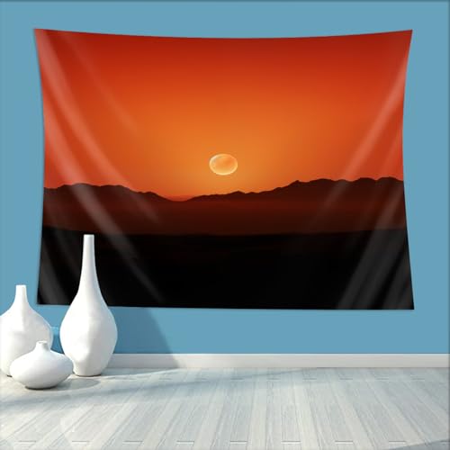 Tenture murale lever du soleil décoration bohème pour insuffler une énergie positive chez soi