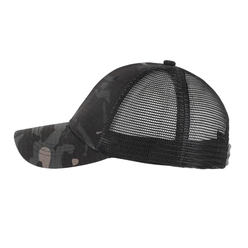 Kids Camouflage Baseball Hat UV Protection Baseball Sun Cap for Boys Girls Adjustable Trucker Hat Outdoor Sports3