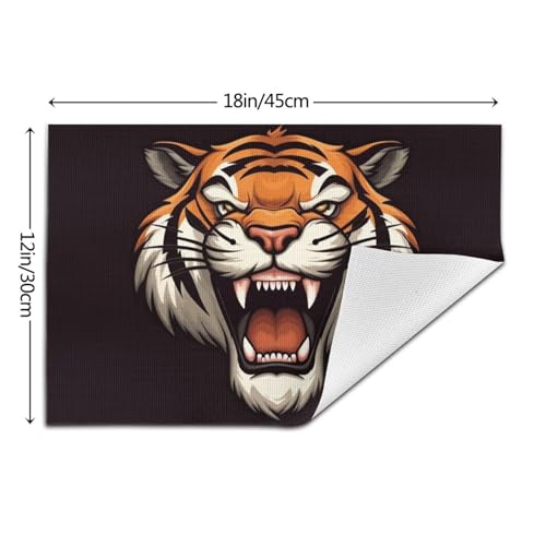 Set de table lavable 30,5x45,7cm | Tapis de table PVC résistant à la chaleur - 3