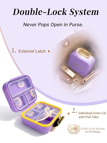 Compact 7-Compartment Pill Organizer with Code GE662CHE - Image 3