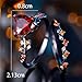 New 2026 Female Black Red Zircon Stone Heart Ring Set Vintage Gold Color Bridal Wedding Bands Party Jewelry for Women Fashion Luxury Accessories Creative Gift