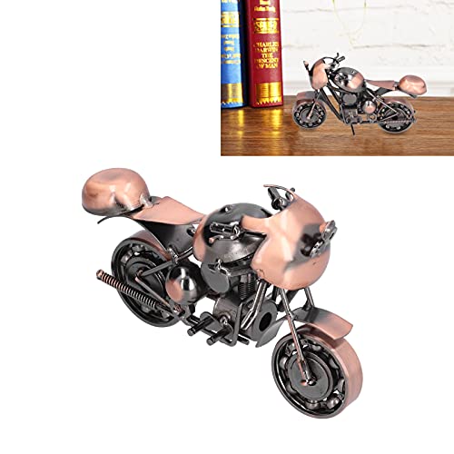 Modelo de motocicleta Sunicon, modelo de motocicleta de ferro vintage com roda dentada de metal retr