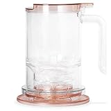 T2 Tea Teamaker with Tea Infuser and BPA-Free Plastic, Loose Leaf Tea Maker, Soft Pink, 500ml, large