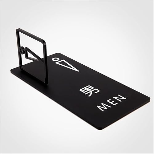 Toilet Signs For Door Wall, 3D 27x13.5cm/10.6x5.3inch Side Hanging Three-Dimensional Male And Female Personalized Signage WC Rem