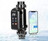Fengind Smart Saltwater Pool Chlorinator System up to 22,000 Gallons, Salt Water Chlorinator Above Ground Pool with Built-in Wi-Fi & App Remote Control and Titanium Plate Self-Cleaning Technology