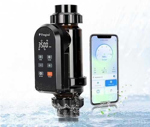 Fengind Saltwater Pool Chlorinator 22,000 Gal Wi-Fi & App