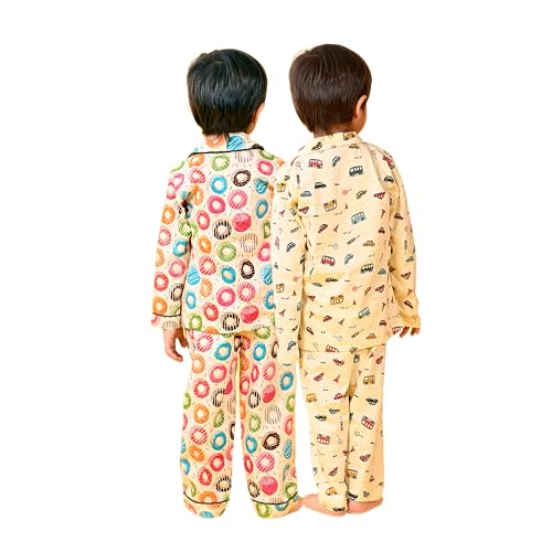 Image of Jam & Sugar Boys Cotton Printed Night Suit Set