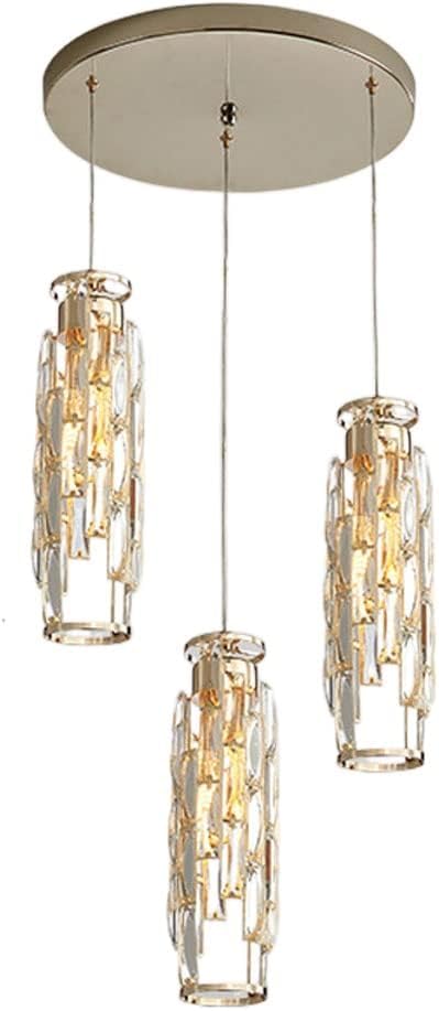 Suspension en cristal pour salle à manger et îlot de cuisine lumineux