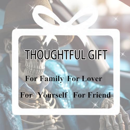 Image of ORIESSE Skull Car Decor,Goth Car Air Freshener Vent Clip,Silver Snake Skull Horror Dahsboard Decorations Accessories,Refillable Clip On Diffuser for Women Teens