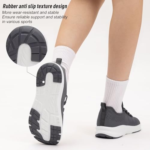 Image of ZYEN Wide Toe Box Shoes Women Non-Slip Ultra Light Running Sneakers Extra Wide Feet Arch Support Walking Shoes Tennis Diabetes Breathable Gym Workouts 6-12