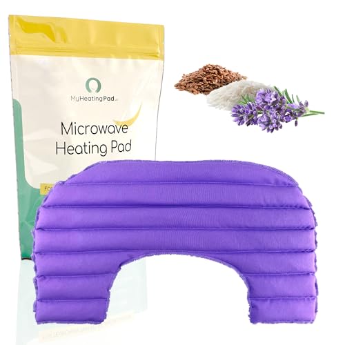 My Heating Pad - Microwavable Neck & Shoulder Warmer, Targets Muscle & Joint Tension - Purple, Lavender Scent - 1 Pack
