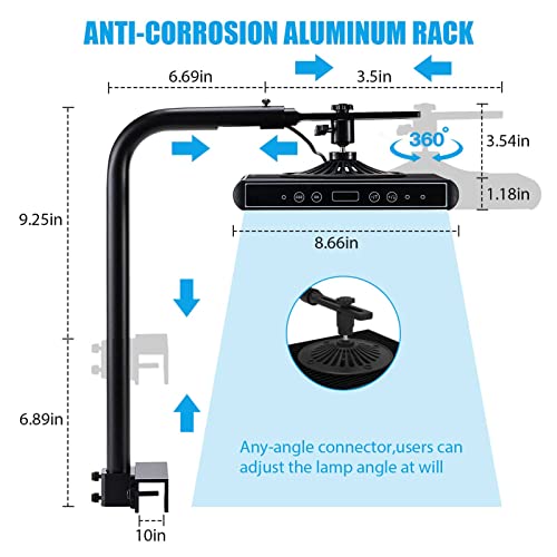 Hipargero A100 Aquarium Lights-100 Watt 5 Channels Sunrise Sunset Moonlight Reef Lights For Corals Sps Lps Saltwater Tank thumb #4