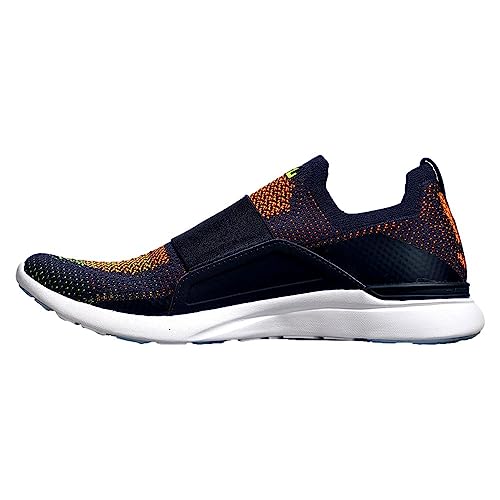 Athletic Propulsion Labs Women\'s Techloom Bliss Shoe, Navy/Molten/Energy, 9