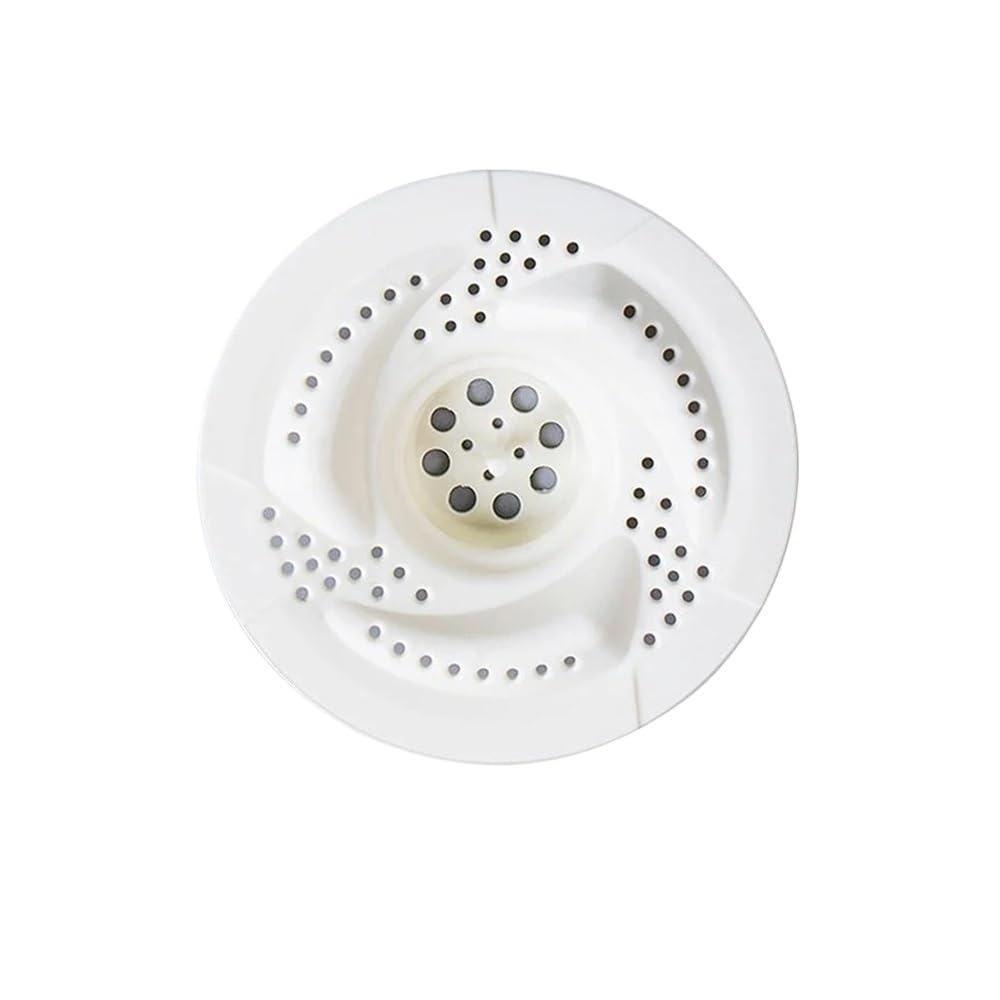 Jobaojiang A Swirl Floor Drain Filter, Bathroom Drain Hair Catcher, Toilet Drainage Hair Prevention(A)