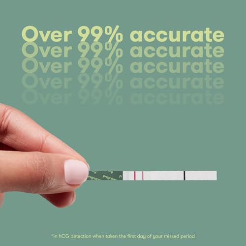 Image of Frida Fertility Pregnancy Test Strips, Over 99% Accurate HCG Test Strips, Ultra Sensitive Early Detection, Easy at Home Pregnancy Test Strips for Family Planning, Quick Results | 25 Test Strips