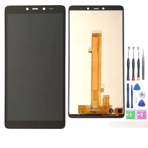 Jinyan Pantalla LCD para No kia C2 2nd Edition TA 1468 TA 1454 Pantalla LCD + reemplazo General del digitalizador de Pantalla táctil de Vidrio Exterior (Negro)