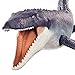 Jurassic World Dominion Ocean Protector Mosasaurus Dinosaur Action Figure from 1 Pound of Recycled Plastic, Movable Joints, Toy Gift with Physical and Digital Play