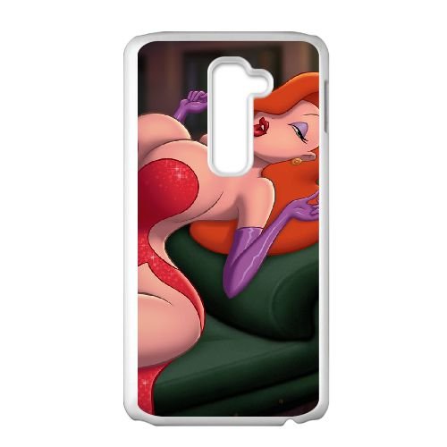 LG G2 Cell Phone Case White Disney Who Framed Roger Rabbit Character Jessica Rabbit Tttxz
