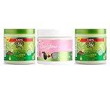ORS Olive Oil Fortifying Creme Hairdress infused with Castor Oil for Strengthening - Multi-Use Styling Cream Infused with Collagen & Avocado Oil for Strength & Length - Bundle