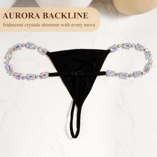 Image of Sexy Underwear for Women Elegant Rhinestone Panties Adjustable Waist Straps Crystal Thongs hilos sexys para mujer hot