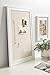 DesignOvation Bosc Framed Linen Fabric Pinboard, 18.5x27.5, White