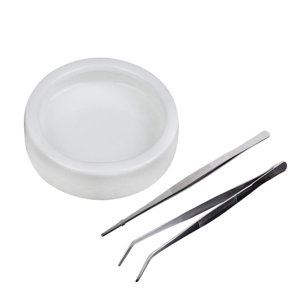 Ciotola per l'acqua per rettili Ciotola for rettili, 9 pezzi di ciotola in ceramica for animali domestici, ciotola for acqua, pinzette for rettili, pinze for l'alimentazione, cibo for grilli, pasto fo