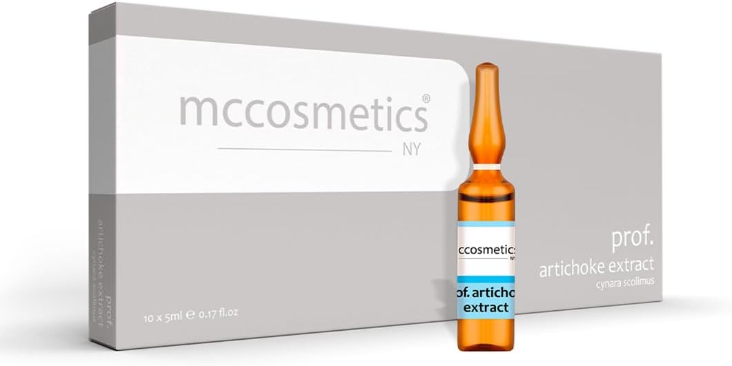NY | Prof. Artichoke Extract with Cynara Scolymus 2% | Toning & Firming Ampoules for a Refined Appearance | 10 x 5ml | Made in Spain