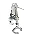 3pcs Large Metal Darning/Free Motion Sewing Machine Presser Foot for All Low Shank Brother Singer Babylock Janome and More Sewing Machines - Include Close Toe, Open Toe and Quilting Foot