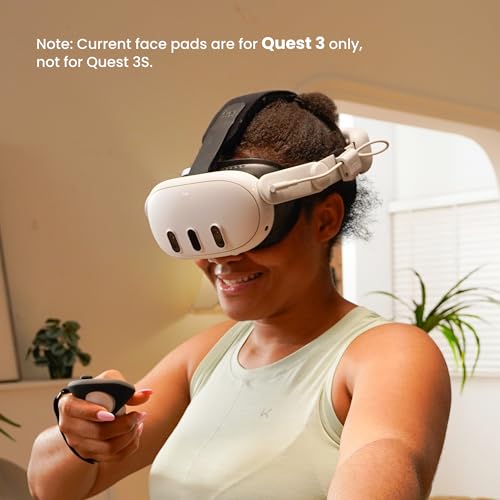 Image of KIWI design V3 Facial Interface Face Pad Compatible with Meta Quest 3 Accessories, NOT for Quest 3S