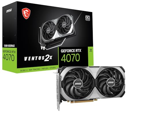 MSI GeForce RTX 4070 VENTUS 2X E 12G OC 2ファン MSI GeForce RTX 4070 VENTUS 2X E 12G OC 2ファン