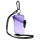 WITZ See it Safe Waterproof ID/Badge Holder Case, Purple