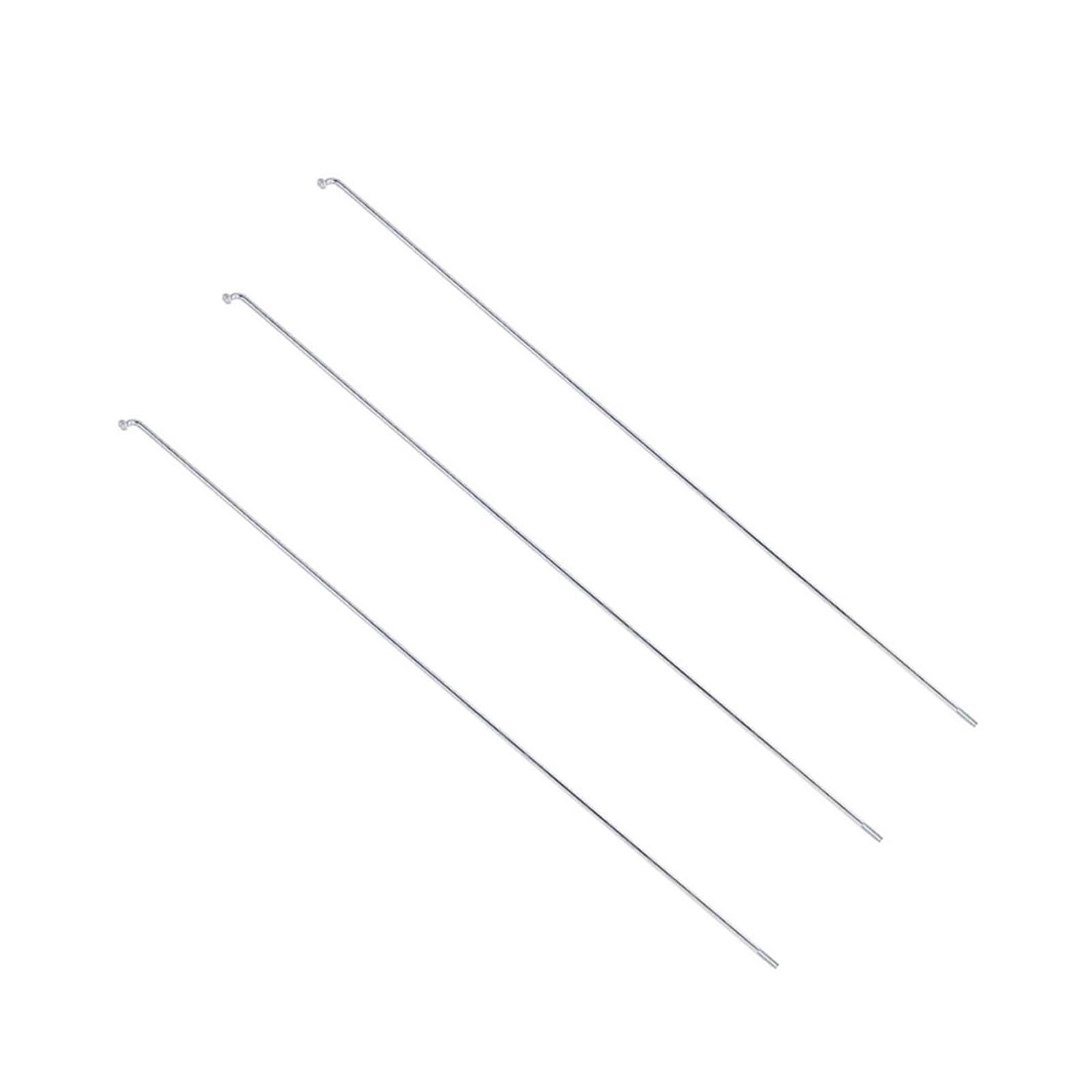 36 pezzi 14G per raggi di bicicletta 170-300 mm J-Bend con nippli in acciaio MTB Road Wheel Repair (183 mm)
