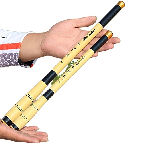 QAINKUN 釣り竿 1本 1.5-6.3M ロング 高炭素繊維 釣り竿 ポータブル 伸縮 超軽量 釣り竿 渓流 湖 淡水 ミニロッド 43cm スピニングロッド (4.5m)