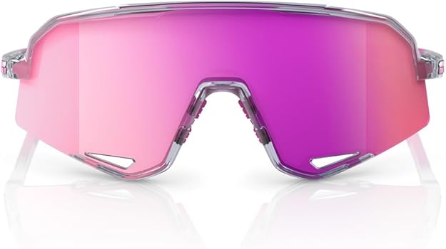 100% Slendale スレンデール ポリッシュドトランスルーセントグレー SLENDALE - Polished Translucent Grey - Purple Multilayer