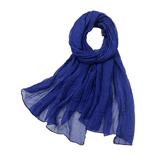 Générique Foulards en mousseline de soie pour femme - Uni - Écharpe douce - Foulard pour filles - 170 * 70 cm