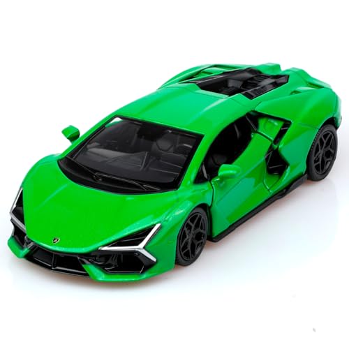 Modelo a escala 1:36 Lamborghini Revuelto Diecast verde miniatura 1