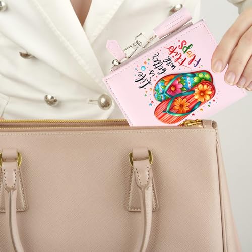 Personalized Women Wallet Summer Limited Edition,Graduation Gift, Commemorative Gift for Teachers and Classmates, Birthday Bonsella, Holiday Bonsella for Family&Friends 0432a4